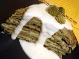 Ricetta Whb #266 - tortino di crepes di grano saraceno con crema di broccolo romano