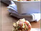 Ricetta Bricioline. involtini di speck e mozzarella di bufala gratinati