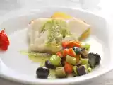 Ricetta Baccalà al vapore con verdurine
