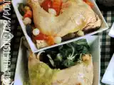Ricetta Cosce di pollo con giardiniera e salsa alle hawaiana
