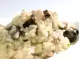 Ricetta Risotto ai funghi, emmenthal e panna