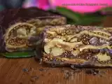 Ricetta Torrone di fichi secchi, noci e cioccolato