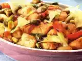 Ricetta Pollo in padella con verdure