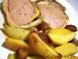 Ricetta Faraona ripiena arrosto con patate e castagne