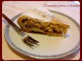 Ricetta Crostata di pere e ricotta alla cannella