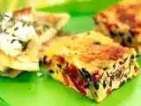 Ricetta Frittata con piselli, speck e zucchine