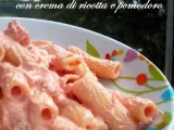 Ricetta Tortiglioni con crema di ricotta e pomodoro