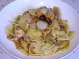 Ricetta Orecchiette con ragù di triglie, capesante e olive taggiasche