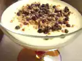 Ricetta Mousse di cioccolato bianco con granella di nocciole e cioccolato fondente