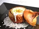 Ricetta Cipolla cotta nel sale e farcita della sua crema