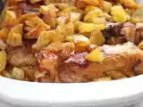 Ricetta Faraona arrosto con petali di patate di dolcipensieri