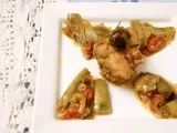 Ricetta Fagottini di pollo, carciofi e pomodorini
