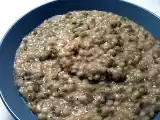 Ricetta Zuppa orzo fagioli azuki verdi e verza