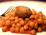 Ricetta Salsicce in umido con i ceci