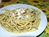 Ricetta Bucatini con crema di zucchine pancetta, scamorza e surimi