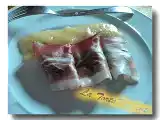 Ricetta Involtini di speck e prugne con purea di mela per liberarci dal maiale!