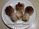 Ricetta Funghi di bigne' con budino al cacao
