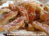 Ricetta Scorzette d'arancia candite .... notte bianca come zucchero cristallizzato