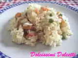 Ricetta Riso thai con gamberetti, germogli di soia e piselli
