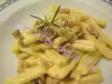 Ricetta Caserecce con speck, philadelphia e zafferano