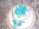 Ricetta Torta a due piani in pasta di zucchero