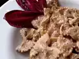 Ricetta Farfalle al pesto di radicchio