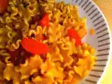 Ricetta Pasta integrale con zucca, guanciale e pomodorini