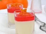 Ricetta Panna cotta all'arancia con gelatina di Campari