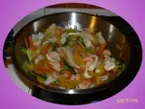 Ricetta Gnocchi di riso con pesce e verdure