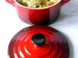 Ricetta Stufato di verza, cavolo con speck e provola in cocotte
