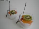 Ricetta Crema al limone con macedonia di arance e kiwi