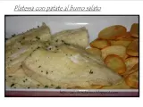 Ricetta Filetti di platessa con patate al burro salato