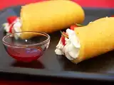 Ricetta Tacos dolci con panna e fragole