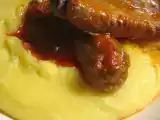 Ricetta Polenta con salsiccia e puntine di maiale