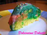 Ricetta Torta di carnevale multicolor allo yogurt