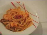 Ricetta Spaghetti gamberi e pomodori datterini