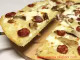 Ricetta Pizza panna e funghi
