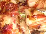 Ricetta Fusi di pollo alla senape e bacon
