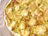 Ricetta Torta salata di porri, prosciutto e brie