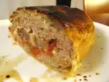 Ricetta Polpettone mediterraneo in crosta
