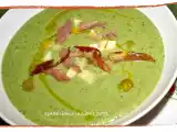 Ricetta Vellutata di broccoli con speck croccante e fonduta di formaggio