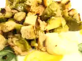 Ricetta Insalata di tonno, cavoletti e pane croccante