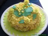 Ricetta Torta mimosa con cioccolato plastico