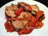 Ricetta Pollo con peperoni arrostiti
