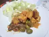 Ricetta Bocconcini di pollo con mandorle e olive