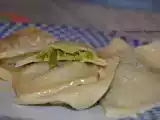 Ricetta Ravioli ripieni di ricotta e asparagi allo zafferano