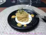 Ricetta Spaghettini di gragnano su fonduta di cacio di pienza