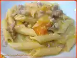 Ricetta Penne con crema di zucca e salsiccia