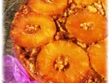 Ricetta La torta rovesciata con ananas e noci