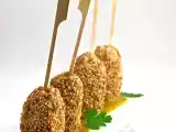 Ricetta Mini kebab di pollo al sesamo